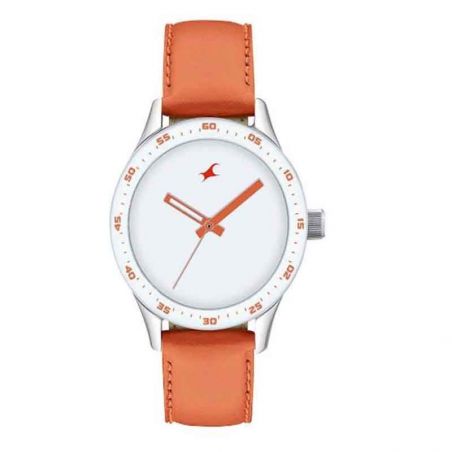 FASTRACK ANALOG WATCH - FOR WOMEN ORANGE