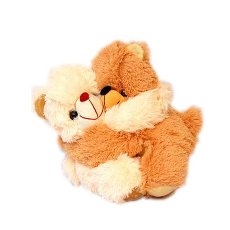 Hugging teddy