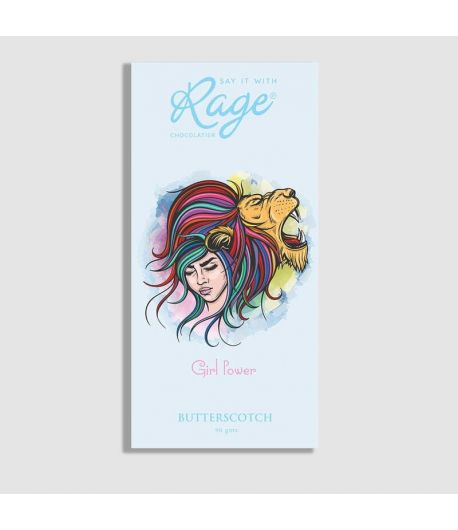 Rage Chocolatier, Women's Day Special, Girl Power, Butterscotch - 90 Grams