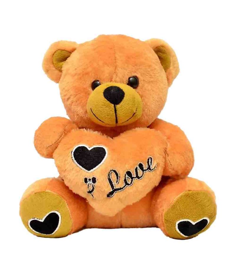 Buy Deals India Couple Love Teddy Bears in Basket- 30 Cm, Pink