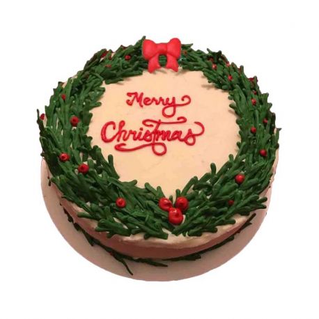 Christmas Wreath Cake