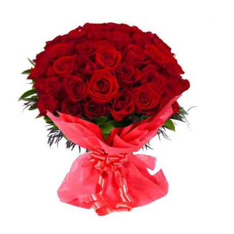 50 Red Roses Bunch