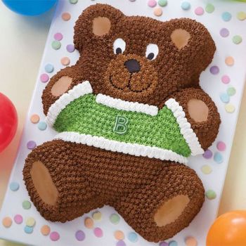 How to Make a Super Cute Teddy Bear Cake for Newbies - XO, Katie Rosario