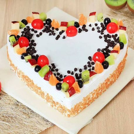 Heart Shaped Fruit Cake 1.5Kg