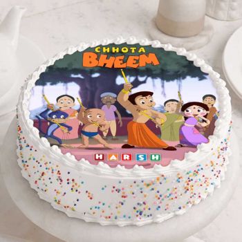 Chota Bheem & Family Cake- 3Kg