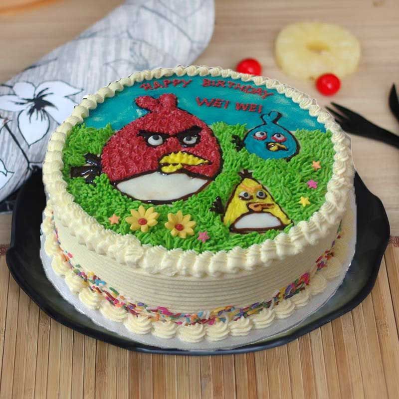 Send Beautiful angry bird cake Online  Free Delivery  Gift Jaipur