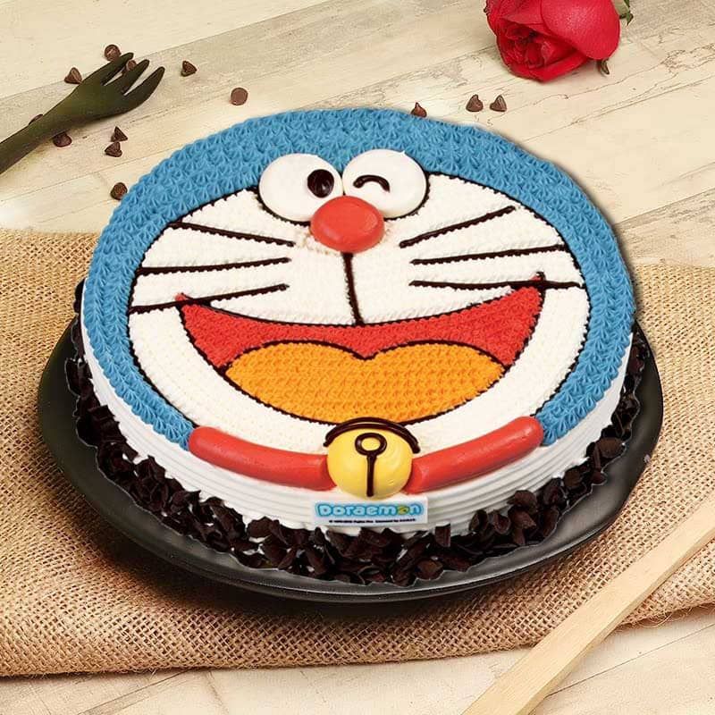 Doraemon Eggless Cake  Globe Bakers  OrderYourChoice