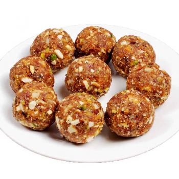 Dates and nuts jaggery Laddu