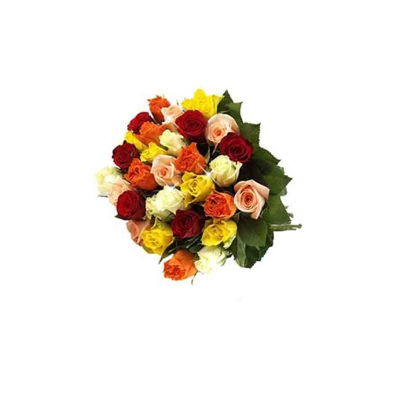 30 Mixed Roses Bunch