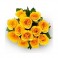 12 Yellow Roses Bunch