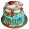 4 Kg Personalized 2 Tier Photo Cake