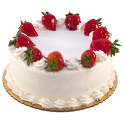 Strawberry Eggless Cake (Blaack Forest Bakery)