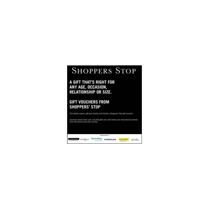 Shoppers Stop Gift Card  Corporate Gifting  BrandSTIK