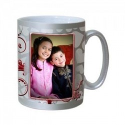 Silver Photo Mug