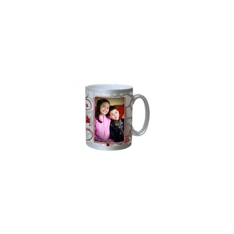 Silver Photo Mug