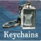 3D Crystal Rectangle Key Chain