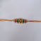 Swastik Design With Colourful Beads Rakhi