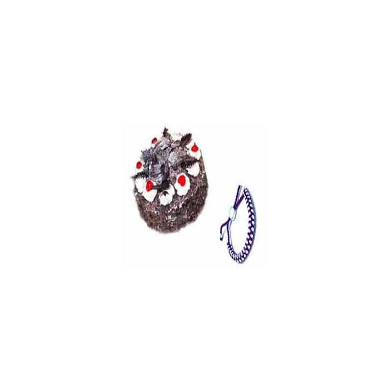Friendship band and Black Forest Cake - 1kg 