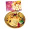 Puja Thali with Sonpapdi