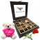 Sinfully Divine Assortment of Belgian Chocolates with a Huggable Teddy