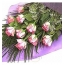 12 Pink Roses Bunch 