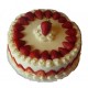 Strawberry Cake 1kg  (Donuts)