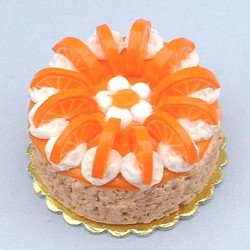 Orange Gateau Cake - 1 kg (KR Bakery)