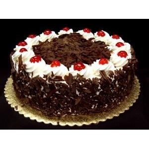 Black Forest Eggless Cake (British Bakery)