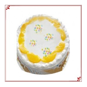 Pineapple Eggless Cake (British Bakery)