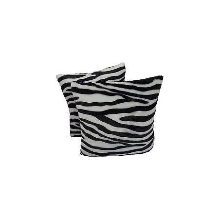 Chunmun fur Pillow zebra colour 2Pc zipped washable