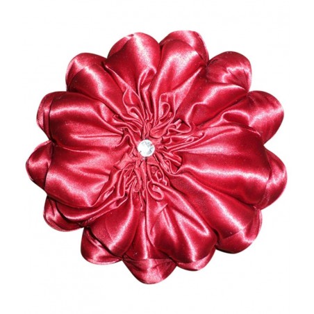 Chunmun Designer Round Silk Pillow Red colour 2 Pc