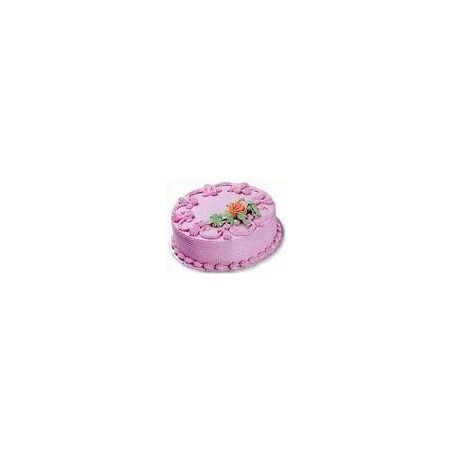 Strawberry Eggless Cake (The French Connection)