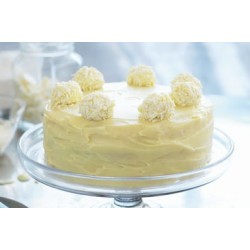 White Choco Truffle Cake 1 kg (Berry N Blossom)