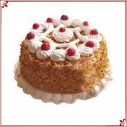 Butter Scotch Eggless Cake 1 kg (Berry N Blossom)