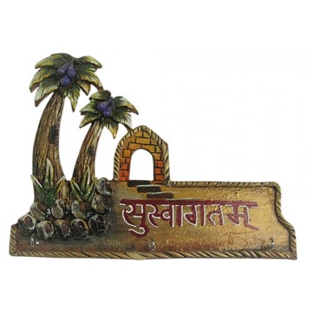Welcome Name Plate+Key Holder