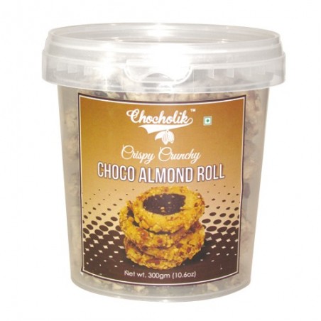 Choco Almond Roll Cookies 300gm - Chocholik Cookies
