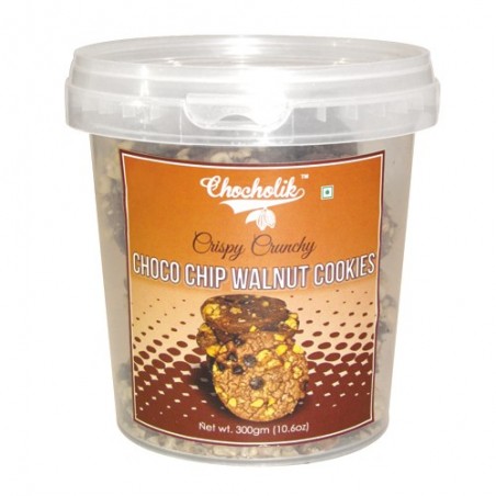 Choco Chip Walnut Cookies 300gm - Chocholik Cookies