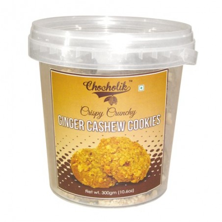 Ginger Cashew Cookies 300gm - Chocholik Cookies