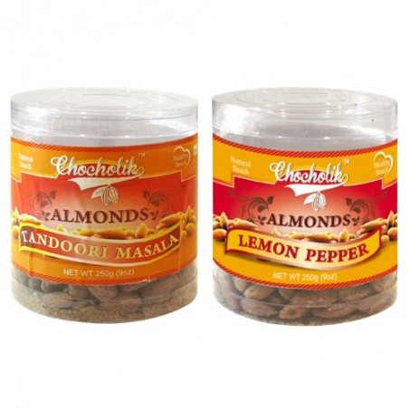 Almonds Tandoori Masala & Lemon Pepper