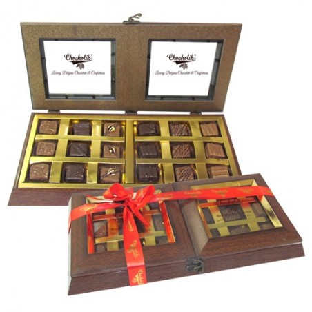 Belgium Chocolates - 18 PC Delightful Chocolate Box