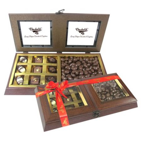 Classy Combination of Milk Cashew and Chocolates  - Chocholik Belgium Gifts