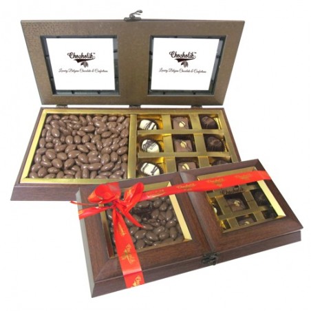 Tempting Chocolate Box with Milk Nutties - Chocholik Belgium Gifts