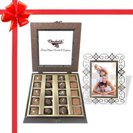 Belgium Chocolates  Assorted Chocolates with Beautiful Frame