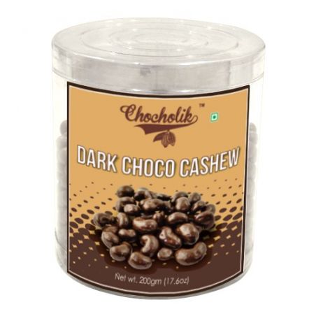 Dark Choco Cashew 200gm - Chocholik Belgium Gifts