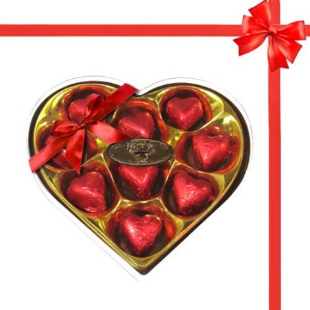 Chocholik's Legend Heart Shape Nicely Wrapped Chocolates