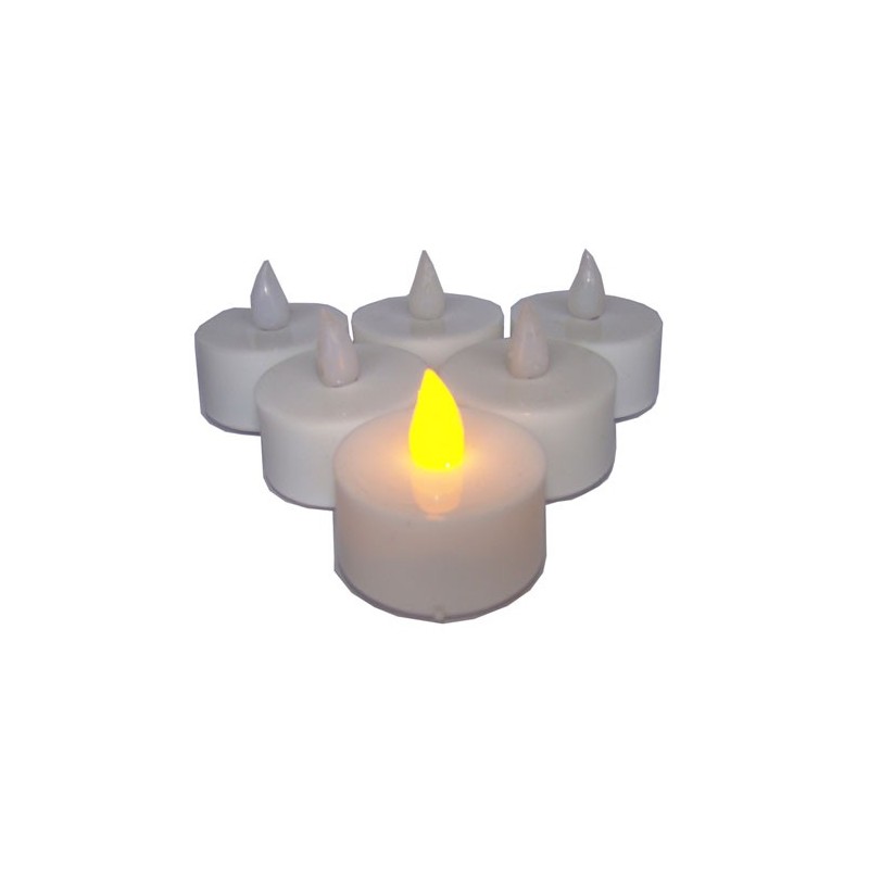Eshoplift YELLOWColour Led T Light Candles - Pack Of 24