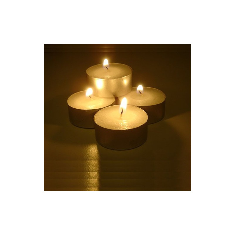 Eshoplift Smokeless T Light Candles For 8 Hours- Pack Of 10