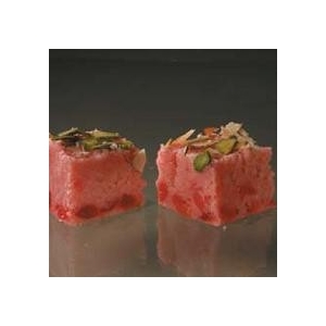 Red Cherry Barfi (Kandoi Sweets)