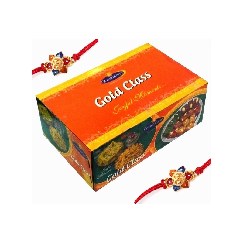 Ghasitaram Rakhi Special Gold Class Hamper-650gms