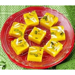 Kesar Badam Burfi (Agarwal Sweets)